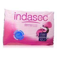 Higiēniskais ieliktnītis urīna nesaturēšanai Dermoseda Good Night maxi Indasec Dermoseda (12 gab.) cena un informācija | Tamponi, higiēniskās paketes, ieliktnīši | 220.lv