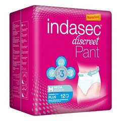 Памперсы для несамостоятельных людей Pant Plus Indasec (12 uds) цена и информация | Тампоны, гигиенические прокладки для критических дней, ежедневные прокладки | 220.lv