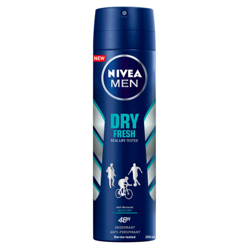Izsmidzināms dezodorants Dry Fresh Nivea (200 ml) cena un informācija | Dezodoranti | 220.lv