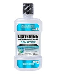 Mutes skalošanas līdzeklis Sensitive Listerine (500 ml) цена и информация | Зубные щетки, пасты | 220.lv