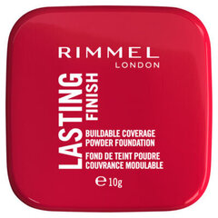 Kompaktais pūderis Rimmel London Lasting Finish 10 g, 010 Latte cena un informācija | Grima bāzes, tonālie krēmi, pūderi | 220.lv