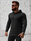 Melns vīriešu džemperis Balam O/D7249-49351-XL цена и информация | Vīriešu jakas | 220.lv