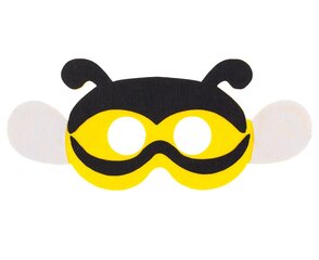 Маска карнавальная, Пчёлка (MFPSZ-OB) 9702 цена и информация | Карнавальные костюмы, парики и маски | 220.lv