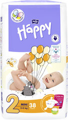 Подгузники Happy Mini, 2. размер (3-6 кг), 38 шт. цена и информация | Happy Товары для детей и младенцев | 220.lv