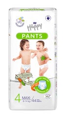 Autiņbiksītes-biksītes Happy Pants Maxi, 4. izmērs (8-14 kg), 44 gab. cena un informācija | Autiņbiksītes | 220.lv