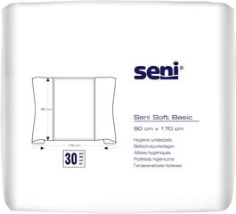 Впитывающие пеленки Seni Soft Basic, 90x170 см, 30 шт. цена и информация | Подгузники, прокладки, одноразовые пеленки для взрослых | 220.lv