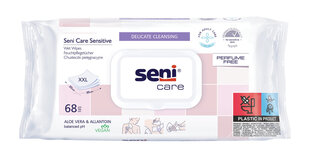 Влажные салфетки Seni Care Sensitive, 68 шт. цена и информация | Одноразовые пеленки и влажные салфетки | 220.lv