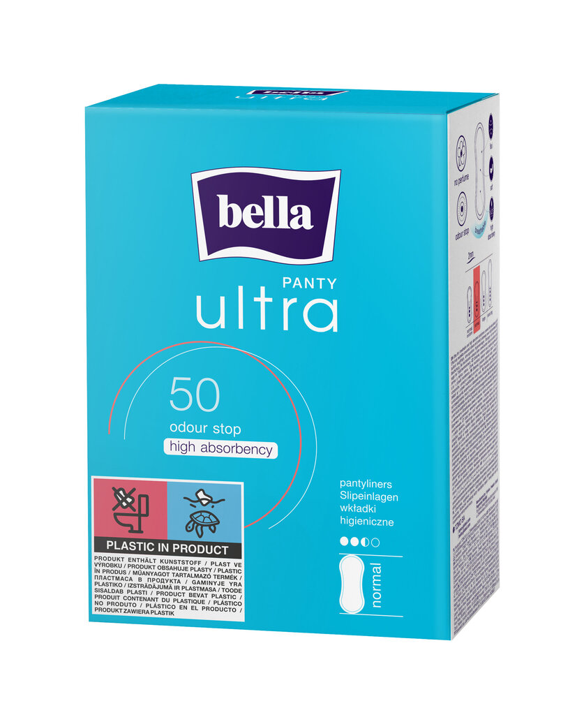 Ikdienas ieliktnīši Bella Panty Ultra Normal, 50 gab. cena un informācija | Tamponi, higiēniskās paketes, ieliktnīši | 220.lv