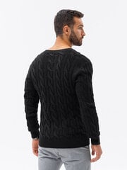 Vīriešu melns džemperis Tuver E195-49261-XXL цена и информация | Мужские свитера | 220.lv