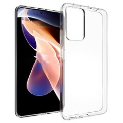 Fusion Ultra Back Case 2 mm izturīgs silikona aizsargapvalks Xiaomi Redmi Note 11T Pro / Poco X4 GT caurspīdīgs cena un informācija | Telefonu vāciņi, maciņi | 220.lv