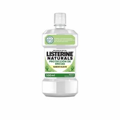 Ополаскиватель для полости рта Listerine Naturals Gums Protection, 500 мл цена и информация | Зубные щетки, пасты | 220.lv