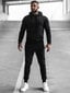 Vīriešu melns sporta tērps Sumer SPORTINIS8-49211-XXL цена и информация | Sporta apģērbs vīriešiem | 220.lv