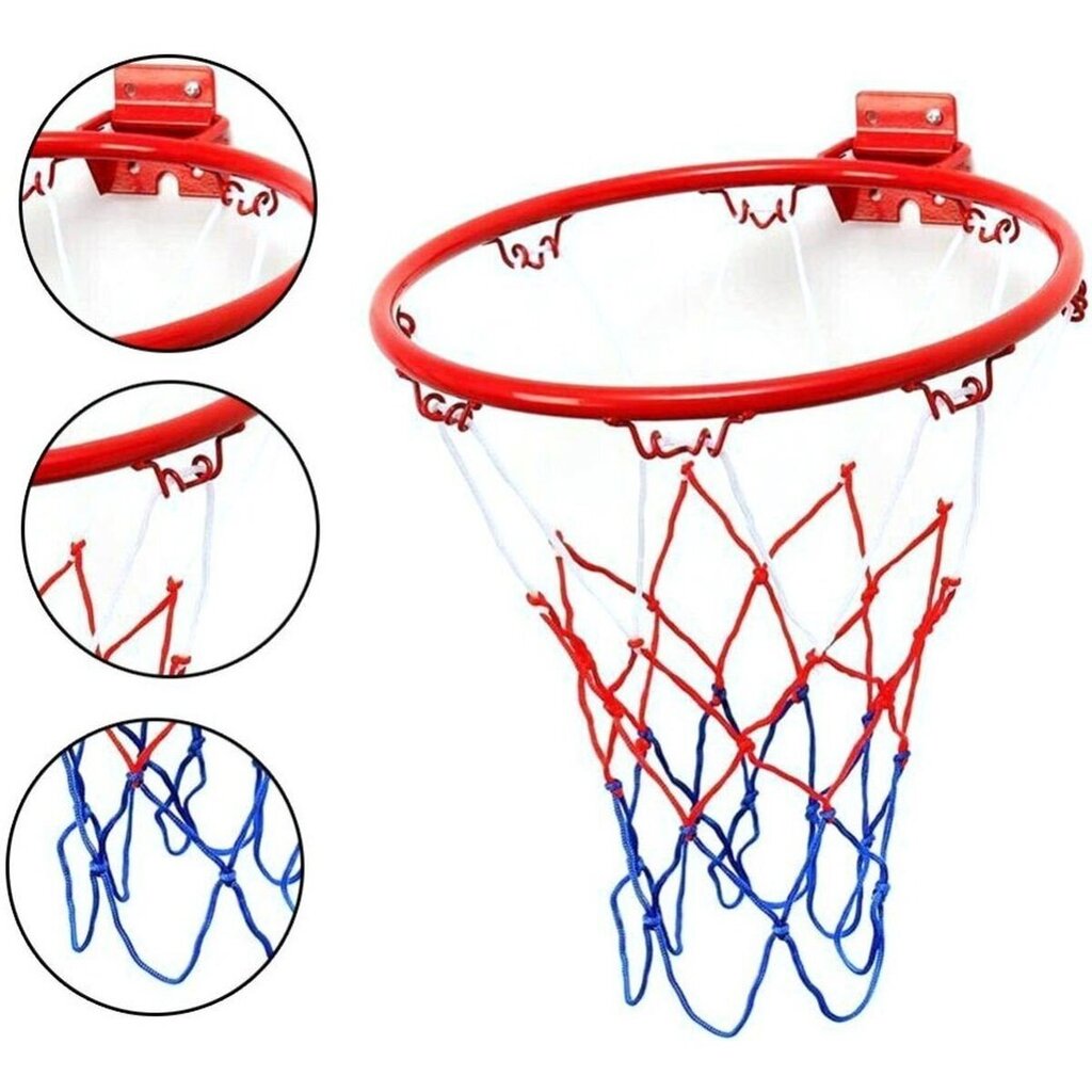 Basketbola grozs ar bumbu un sūkni, 45 cm cena un informācija | Citi basketbola aksesuāri | 220.lv