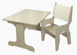 Regulējama augstuma bērnu galds ar krēslu "Bērziņš 3LK" cena un informācija | Bērnu krēsliņi un bērnu galdiņi | 220.lv