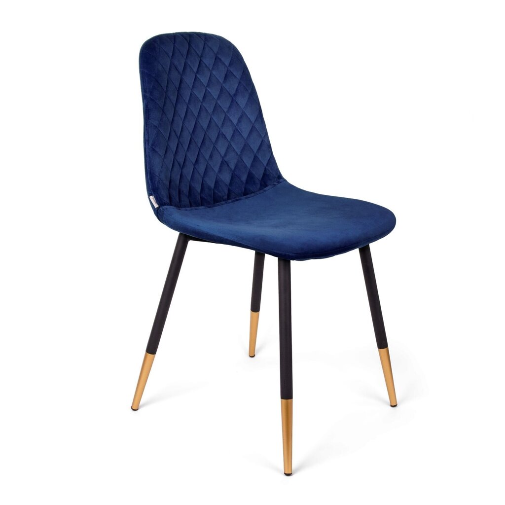 Samta krēsls NOIR tumši zils 44x52x85cm cena un informācija | Virtuves un ēdamistabas krēsli | 220.lv