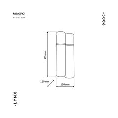 Piekaramā lampa Milagro LYNX 2xE14 цена и информация | Потолочные светильники | 220.lv