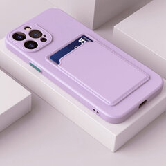 CARD apvalks priekš iPhone 13 (6,1″) – Violets cena un informācija | Telefonu vāciņi, maciņi | 220.lv