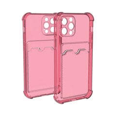 Чехол Shockproof Card для iPhone 13 Mini (5,4″), розовый цена и информация | Чехлы для телефонов | 220.lv