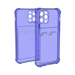 Чехол Shockproof Card для iPhone 13 Mini (5,4″), фиолетовый цена и информация | Чехлы для телефонов | 220.lv