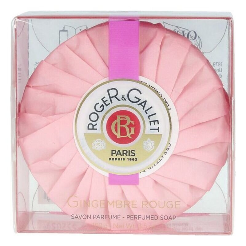 Aromātiskas ziepes Gingembre Rouge Roger & Gallet (100 g) cena un informācija | Ziepes | 220.lv