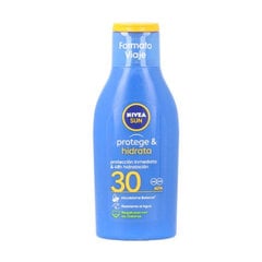 Sauļošanās pieniņš Sun Protege & Hidrata Nivea 30 (100 ml) цена и информация | Кремы от загара | 220.lv