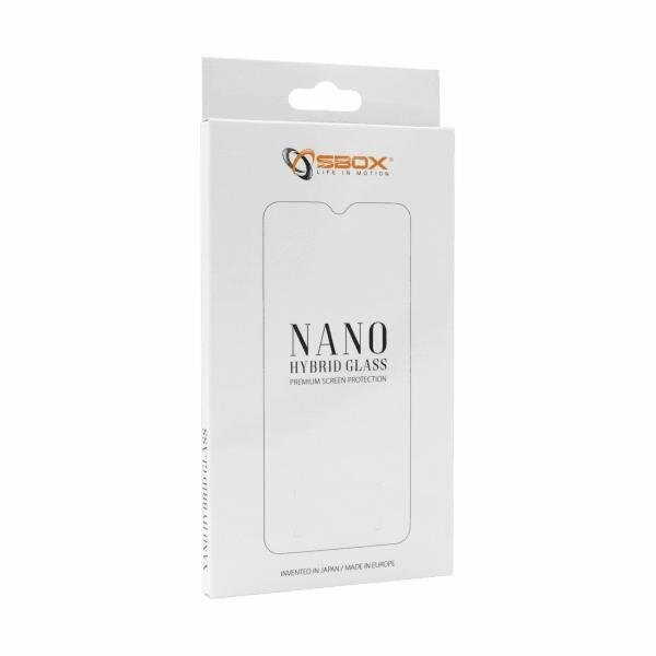 Aizsargstikls Sbox Nano Hybrid Glass 9H piemērots Samsung Galaxy S21+ 5G cena un informācija | Ekrāna aizsargstikli | 220.lv