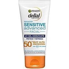 Gels aizsardzībai pret sauli Sensitive Advanced Garnier Spf 50+ (50 ml) цена и информация | Кремы от загара | 220.lv