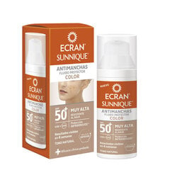 Солнцезащитный крем Ecran Sunnique Color Ecran Spf 50+, 50 мл цена и информация | Кремы от загара | 220.lv