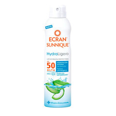 Солнцезащитный спрей Sunnique Hydraligero Ecran Spf 50 (250 мл) цена и информация | Кремы от загара | 220.lv