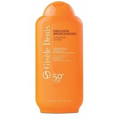 Saules bloķēšanas līdzeklis Emulsión Bronceadora Gisèle Denis Spf 50+ (400 ml) cena un informācija | Sauļošanās krēmi | 220.lv