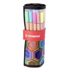 STABILO Tintes pildspalvas, point 88, ARTY, 25 krāsas ar penāli cena un informācija | Rakstāmpiederumi | 220.lv