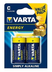 Батарейки Varta R14, 2 шт. цена и информация | Батарейки | 220.lv