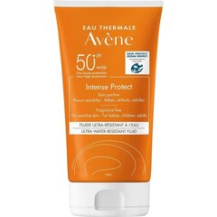 Sauļošanās krēms sejai Avene Intense Protect SPF50+ (150 ml) cena un informācija | Sauļošanās krēmi | 220.lv