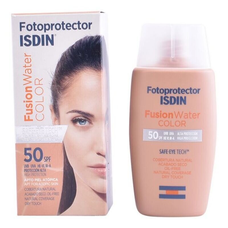 Saules bloķēšanas līdzeklis Fusion Water Isdin Spf 50 (50 ml) cena un informācija | Sauļošanās krēmi | 220.lv