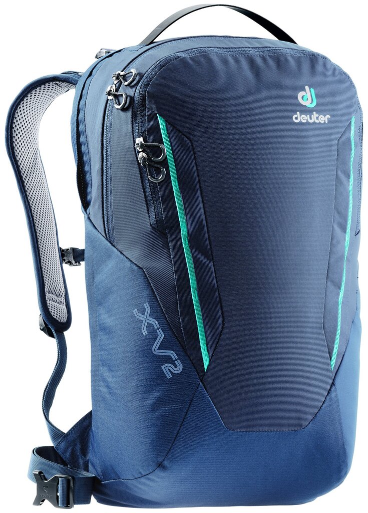 Deuter pilsētas mugursoma XV 2, 19 l, navy-pusnakts cena un informācija | Sporta somas un mugursomas | 220.lv