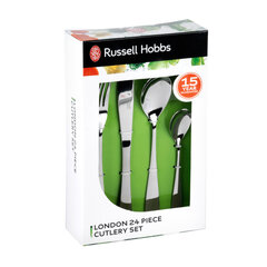 Russell Hobbs galda piederumu komplekts London, 24 gab. цена и информация | столовые приборы kinghoff 24шт. стекло kh-1512 | 220.lv