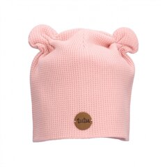 TuTu dubultā kokvilnas cepure, rozā цена и информация | Шапки, перчатки, шарфы для девочек | 220.lv