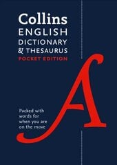 English Pocket Dictionary and Thesaurus: The Perfect Portable Dictionary and Thesaurus 7th Revised edition цена и информация | Пособия по изучению иностранных языков | 220.lv