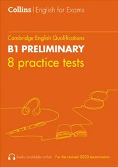 Practice Tests for B1 Preliminary: Pet цена и информация | Учебный материал по иностранным языкам | 220.lv