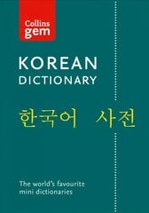 Korean Gem Dictionary: The World's Favourite Mini Dictionaries 2nd Revised edition cena un informācija | Svešvalodu mācību materiāli | 220.lv