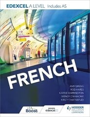 Edexcel A level French (includes AS) цена и информация | Пособия по изучению иностранных языков | 220.lv