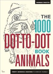 1000 Dot-To-Dot Book: Animals: Twenty incredible creatures to complete yourself. цена и информация | Самоучители | 220.lv