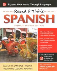 Read & Think Spanish, Premium Fourth Edition 4th edition cena un informācija | Svešvalodu mācību materiāli | 220.lv