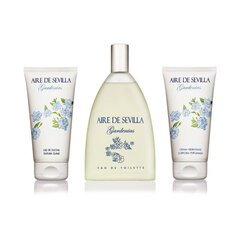 Komplekts Gardenia Aire Sevilla sievietēm: tualetes ūdens EDT, 150 ml + ķermeņa losjons, 150 ml + dušas želeja, 150 ml цена и информация | Женские духи | 220.lv