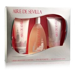 Komplekts Aire Sevilla Clasica Aire Sevilla sievietēm: tualetes ūdens EDT, 150 ml + skrubis, 150 ml + ķermeņa pieniņš, 150 ml цена и информация | Женские духи | 220.lv