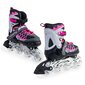 Skrituļslidas - Enero Pro Led, 4in1, 30-33, rozā krāsas cena un informācija | Skrituļslidas | 220.lv