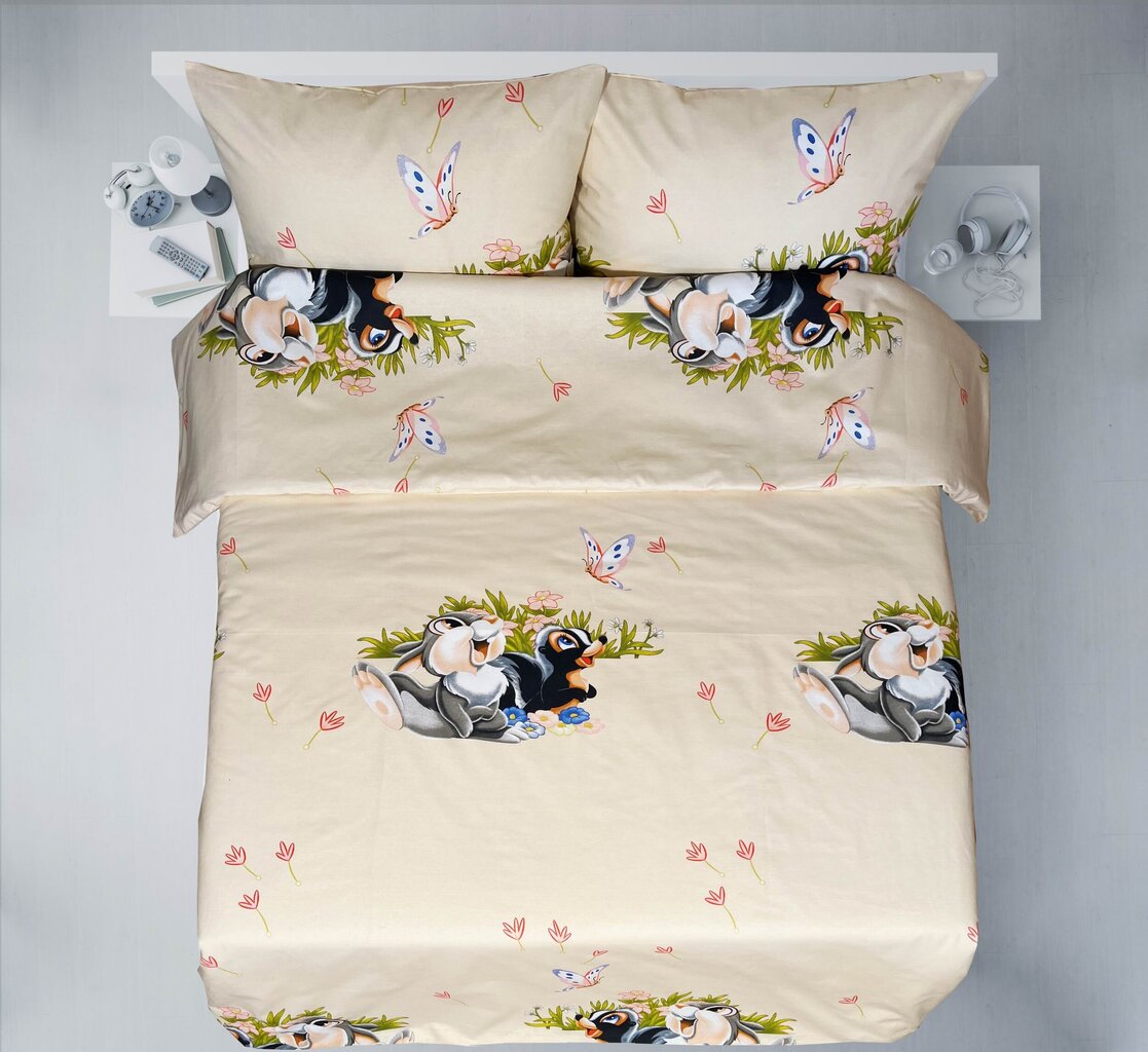 Bērnu gultasveļa Bunny and Badger 3 daļas, 90x120 cena un informācija | Bērnu gultas veļa | 220.lv