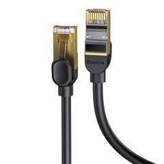 Baseus Ethernet RJ45, 10Gbps, 3 м network cable (black) цена и информация | Кабели и провода | 220.lv