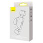 Baseus Lite Series SD/TF memory card reader, USB + USB-C (gray) cena un informācija | Adapteri un USB centrmezgli | 220.lv