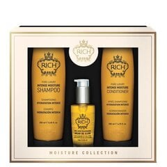 Matu kopšanas komplekts - RICH Pure Luxury Intense Moisture Trio цена и информация | Шампуни | 220.lv